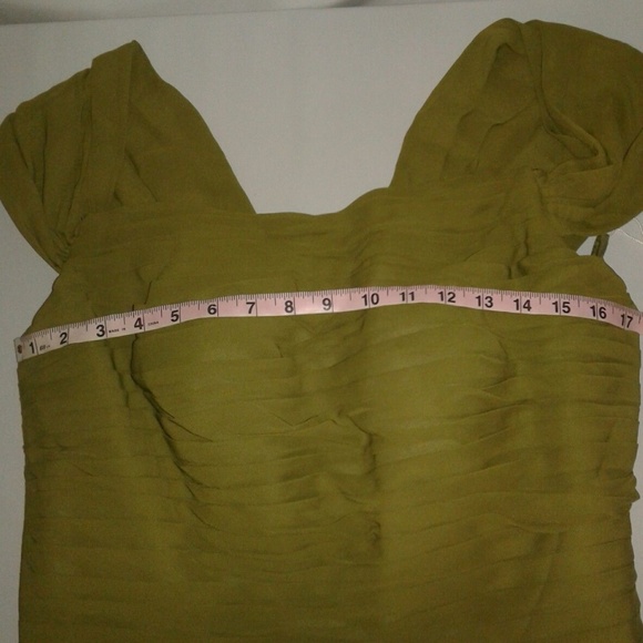 JAEDEN Long Sleeveless Olive Green Formal Prom - Picture 6 of 7